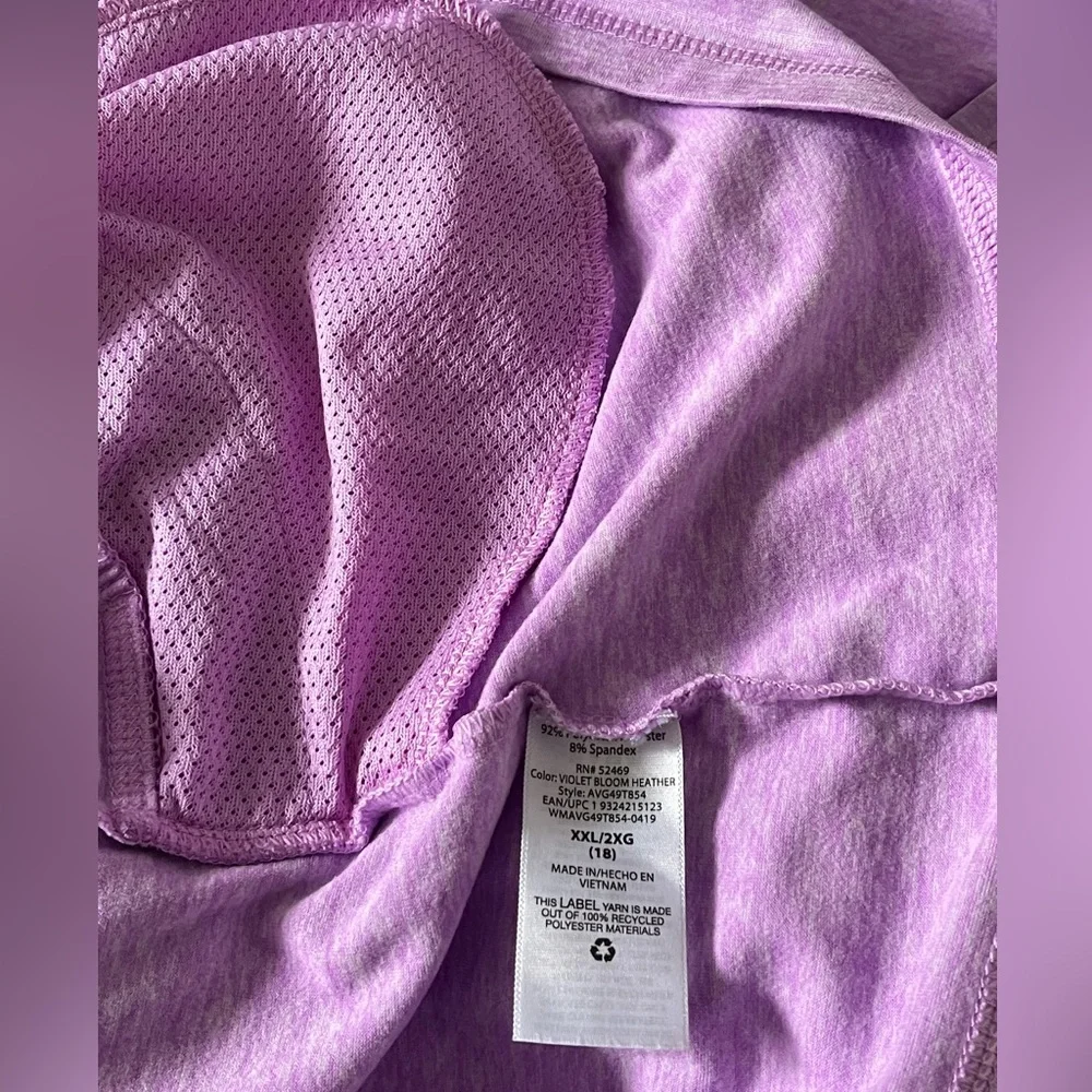 Avía long sleeve purple shirt XXL for sporty girls